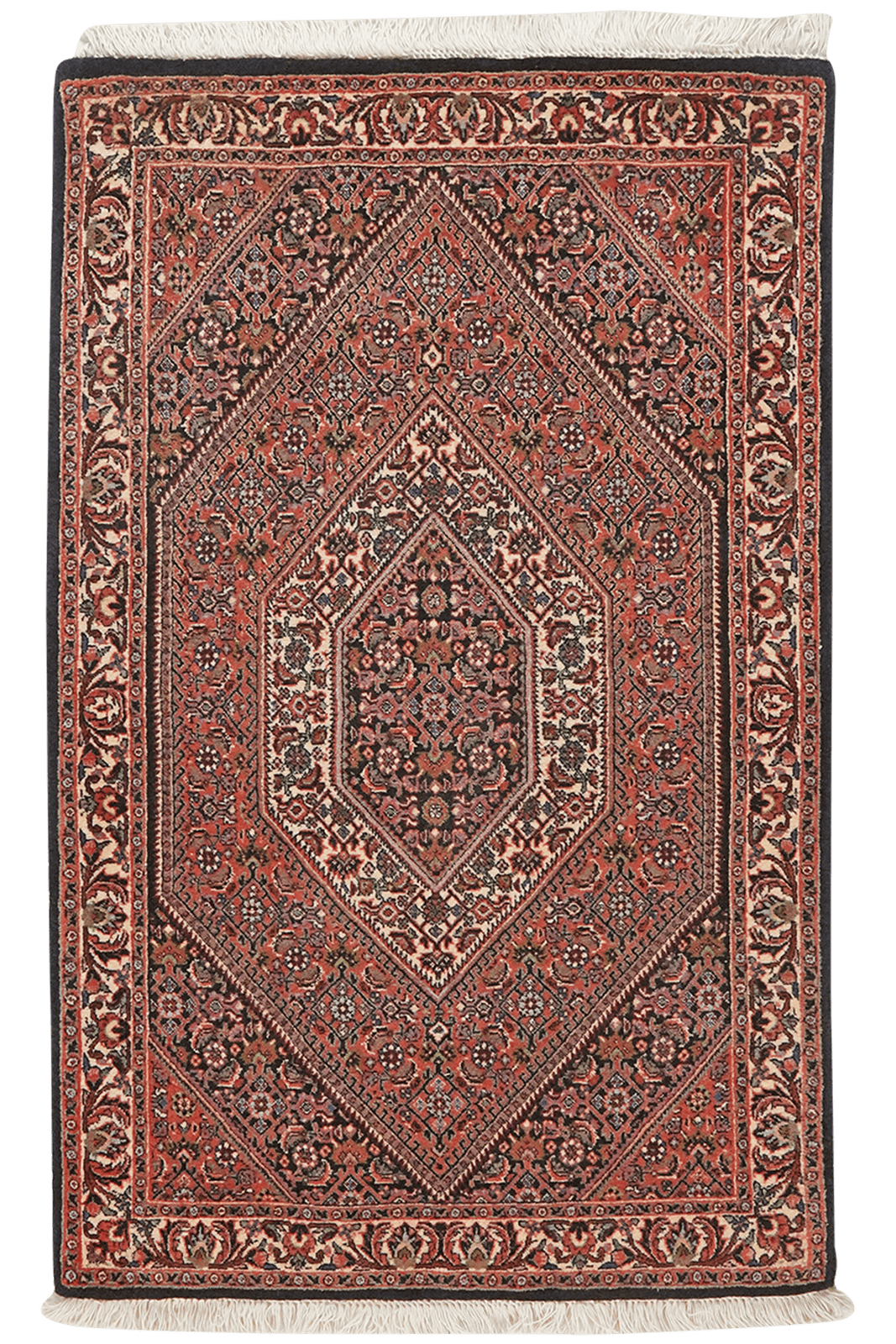 Bidjar Bookan — Hand-knotted, 77x120 cm, Red, 100% Virgin Wool | Main view