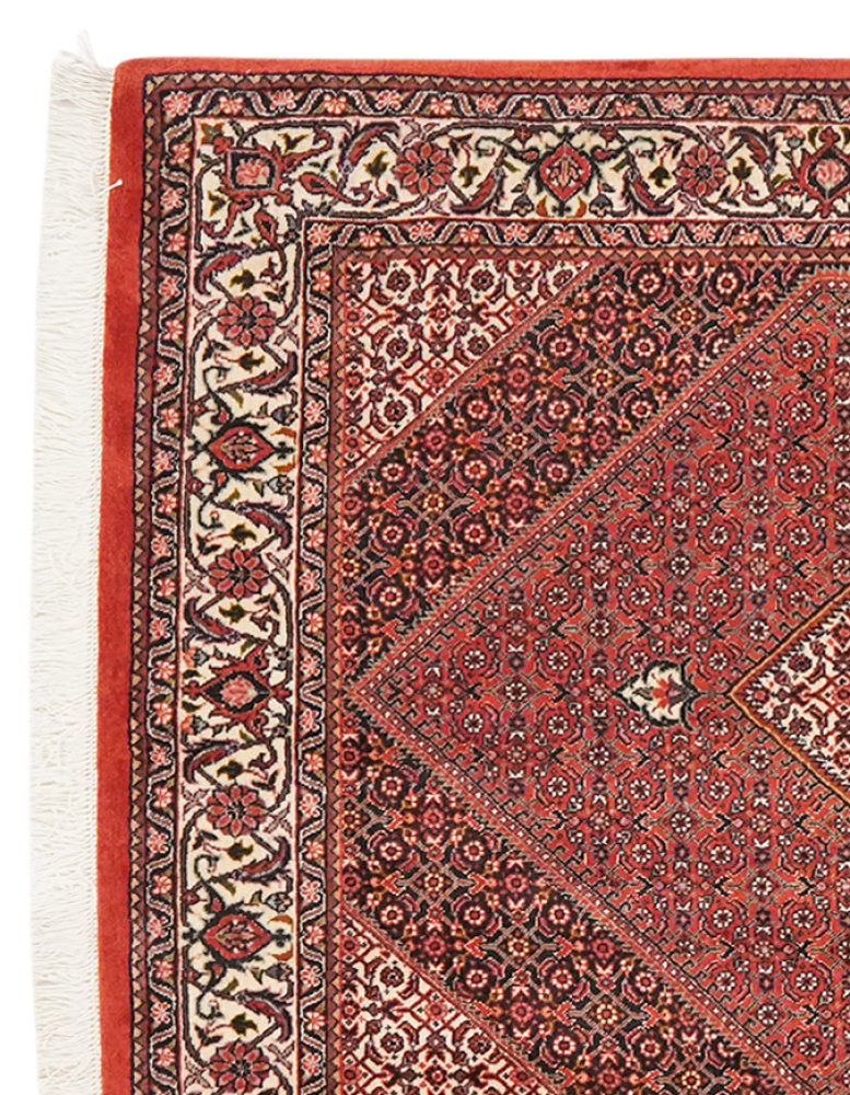 Bidjar Bookan — Hand-knotted, 107x167 cm, Red, 100% Virgin Wool | View 3