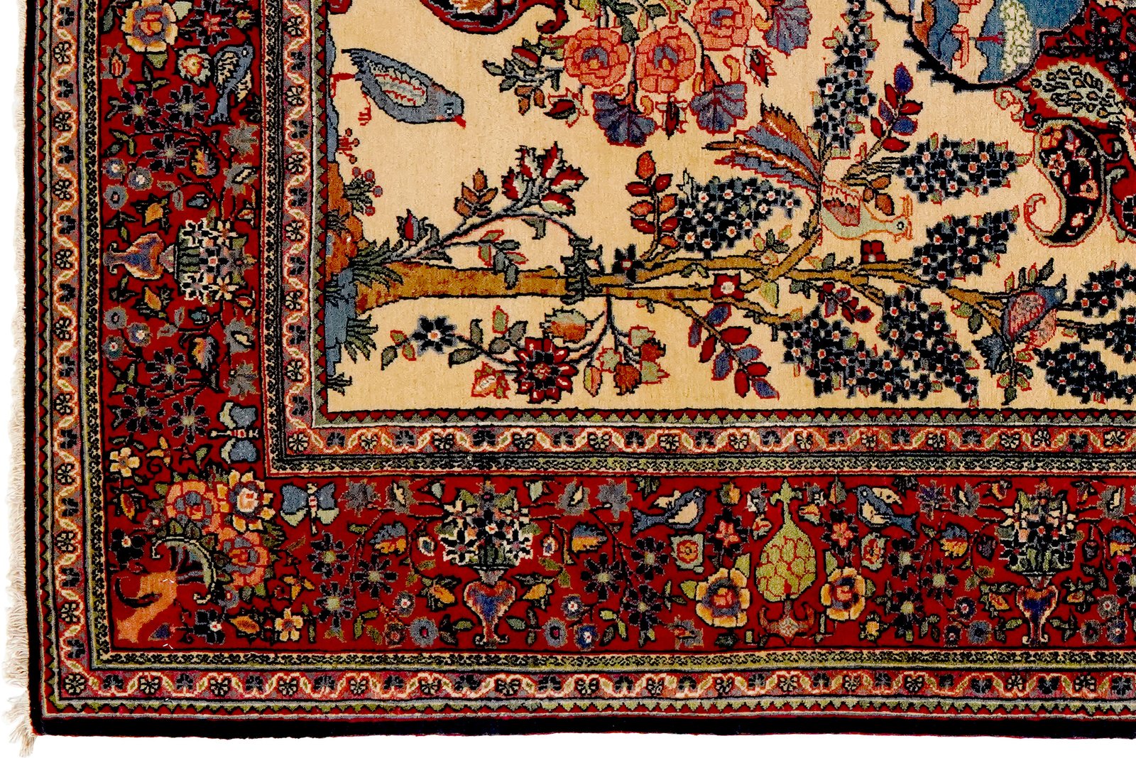 Kashan — Hand-knotted, 133x199 cm, Brown, 100% Virgin Wool | View 3