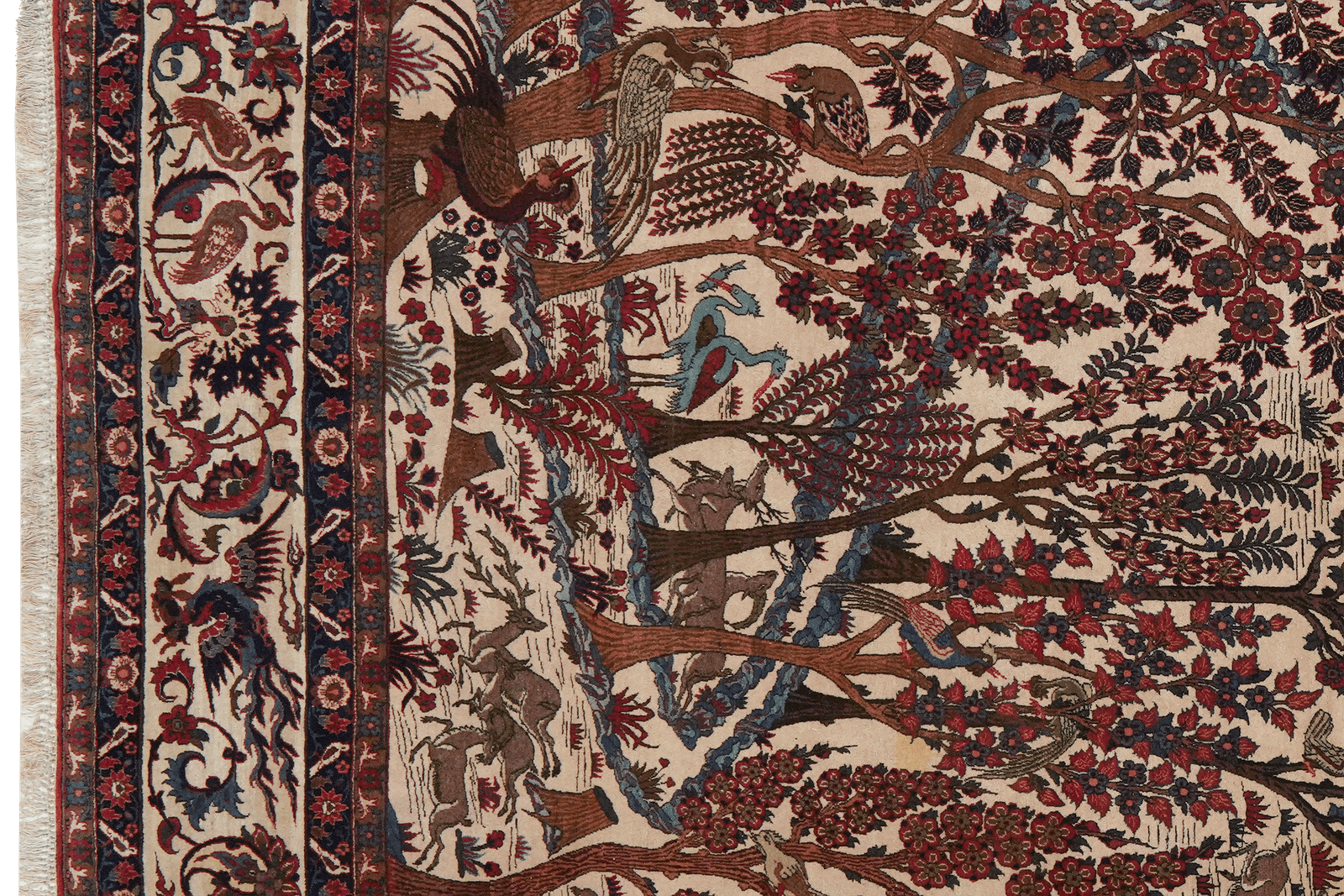 Isfahan — Hand-knotted, 212x322 cm, Brown, 100% Virgin Wool | View 3