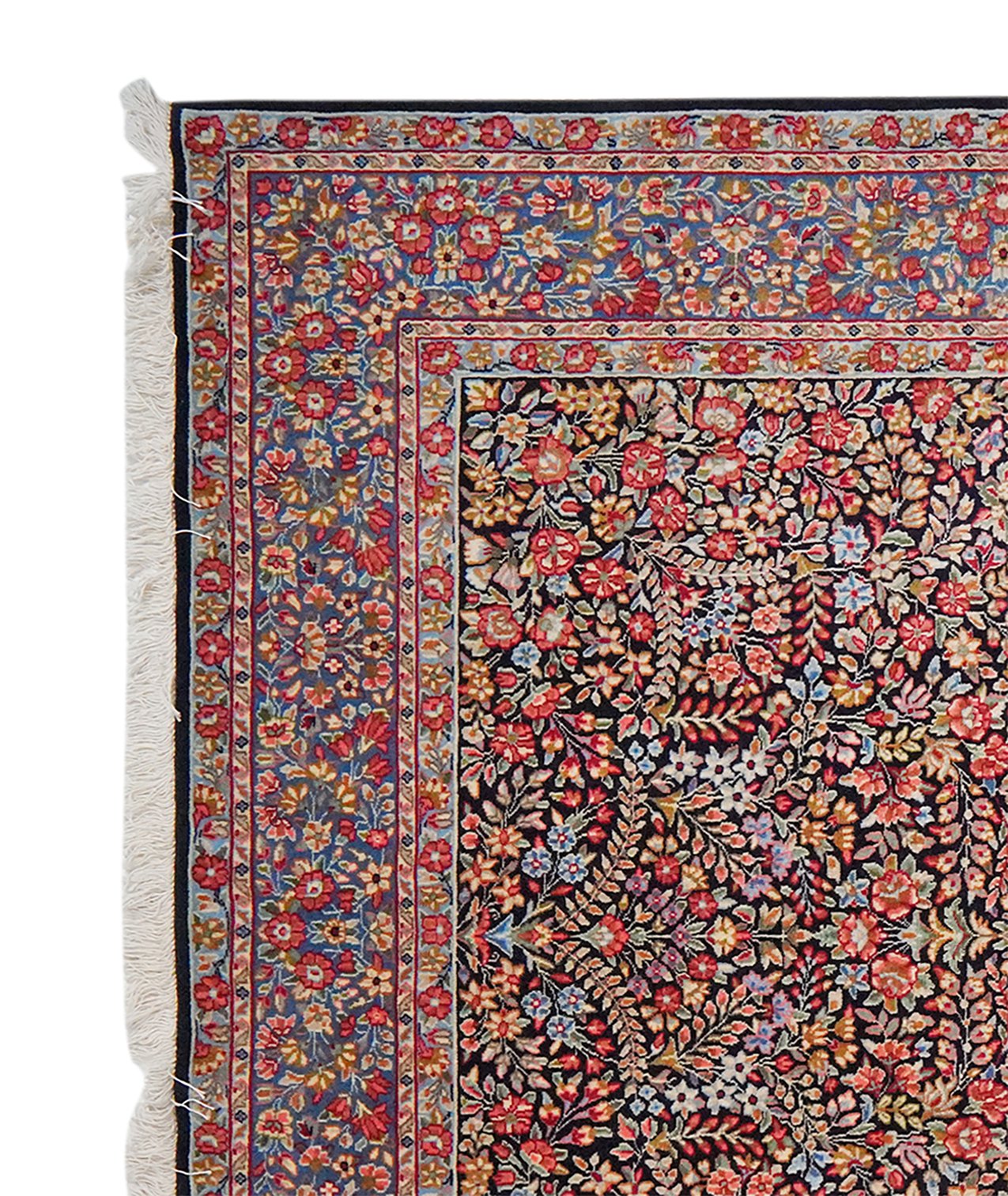 Ravar — Hand-knotted, 179x235 cm, Blue, 100% Virgin Wool | View 3