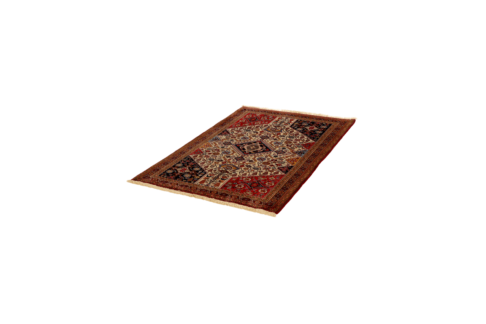 Kashkuli — Hand-knotted, 99x145 cm, Beige, 100% Virgin Wool | View 5