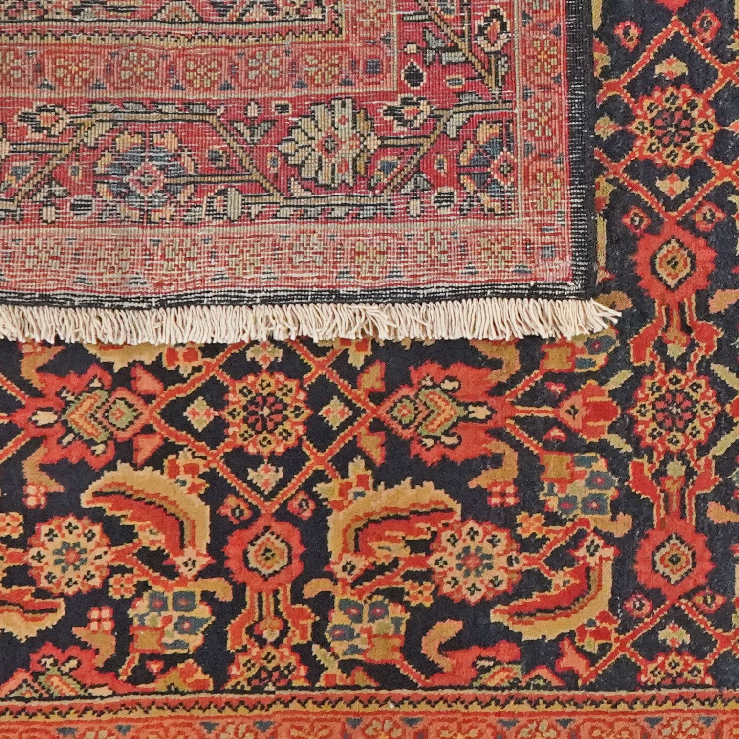 Mohadjeran — Hand-knotted, 132x198 cm, Blue, 100% Virgin Wool | View 6