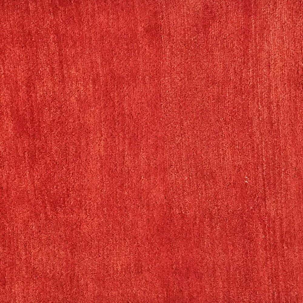 Gabbeh — Hand-knotted, 82x255 cm, Red, 100% Virgin Wool | View 4