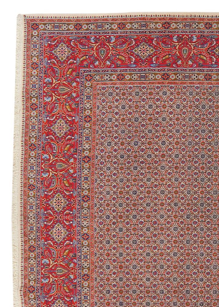 Moud Mahi — Hand-knotted, 247x284 cm, Beige, 100% Virgin Wool | View 3