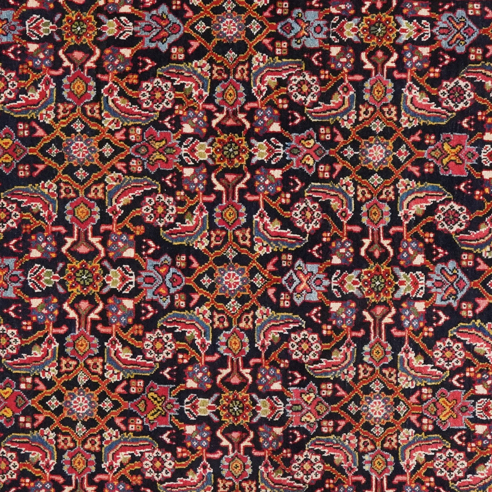 Mohadjeran — Hand-knotted, 130x205 cm, Blue, 100% Virgin Wool | View 6