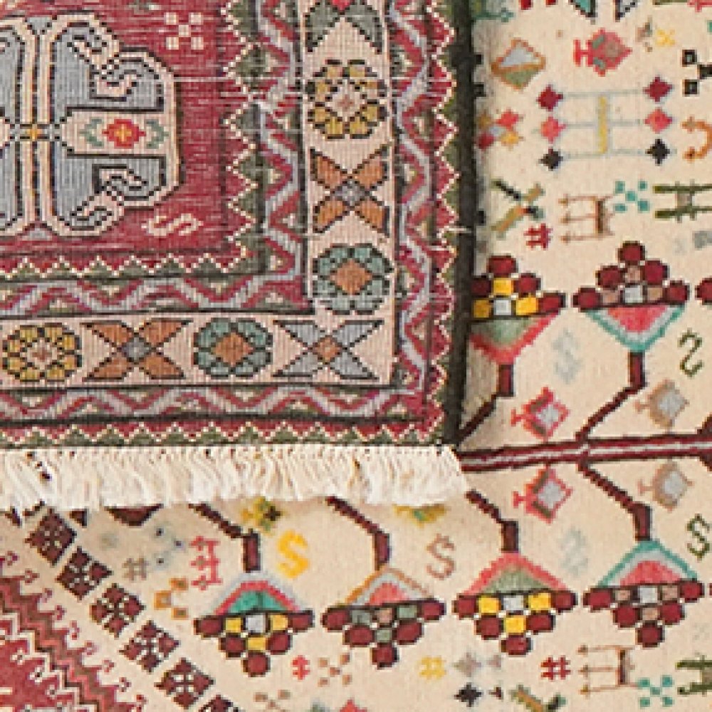 Abadeh — Hand-knotted, 105x280 cm, Beige, 100% Virgin Wool | View 6
