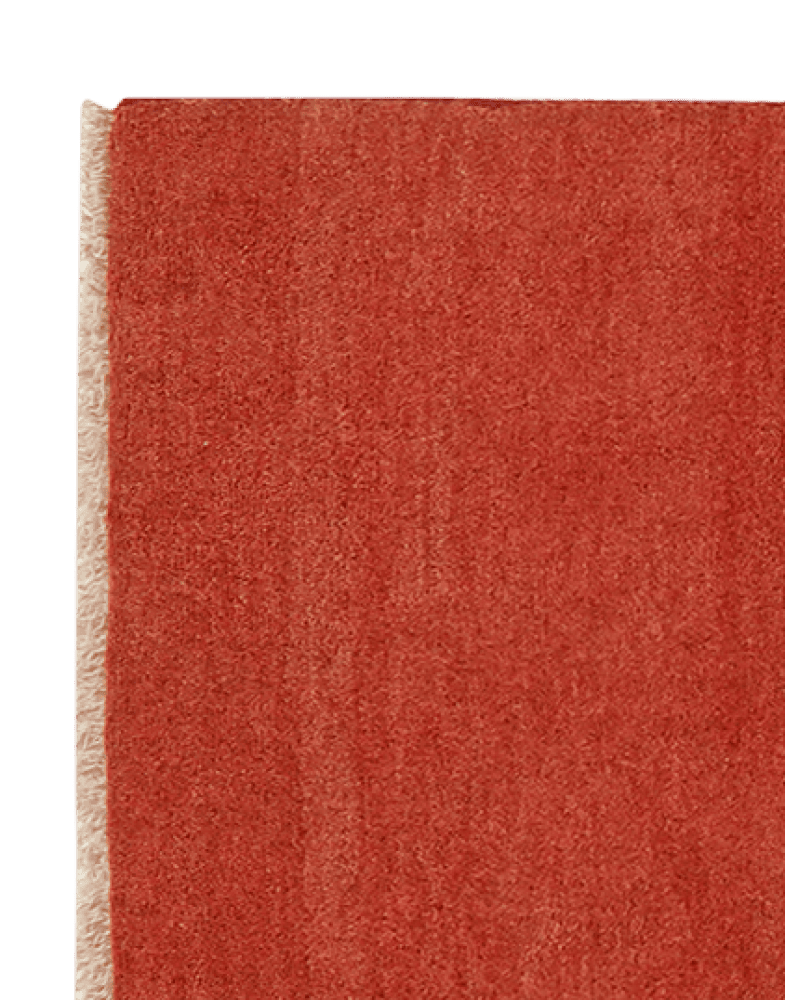 Gabbeh — Hand-knotted, 80x278 cm, Red, 100% Virgin Wool | View 3