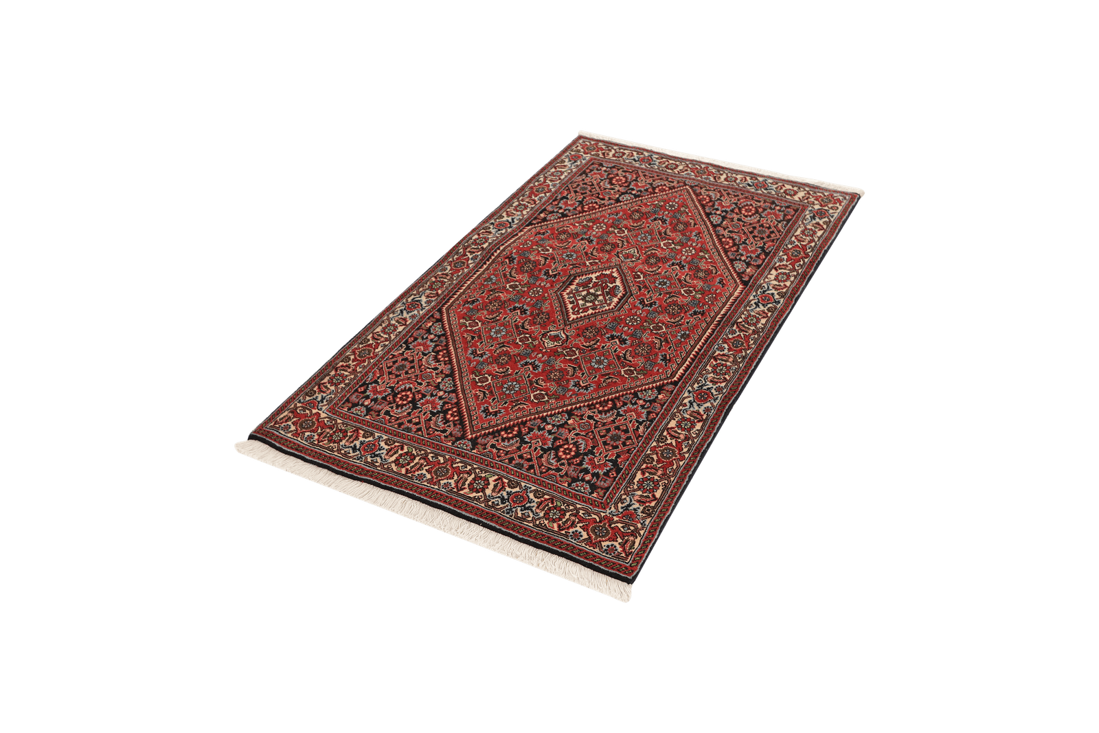 Bidjar Zandjan — Hand-knotted, 86x152 cm, Red, 100% Virgin Wool | View 5