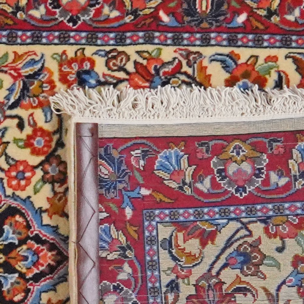 Sarough — Hand-knotted, 84x575 cm, Beige, 100% Virgin Wool | View 6