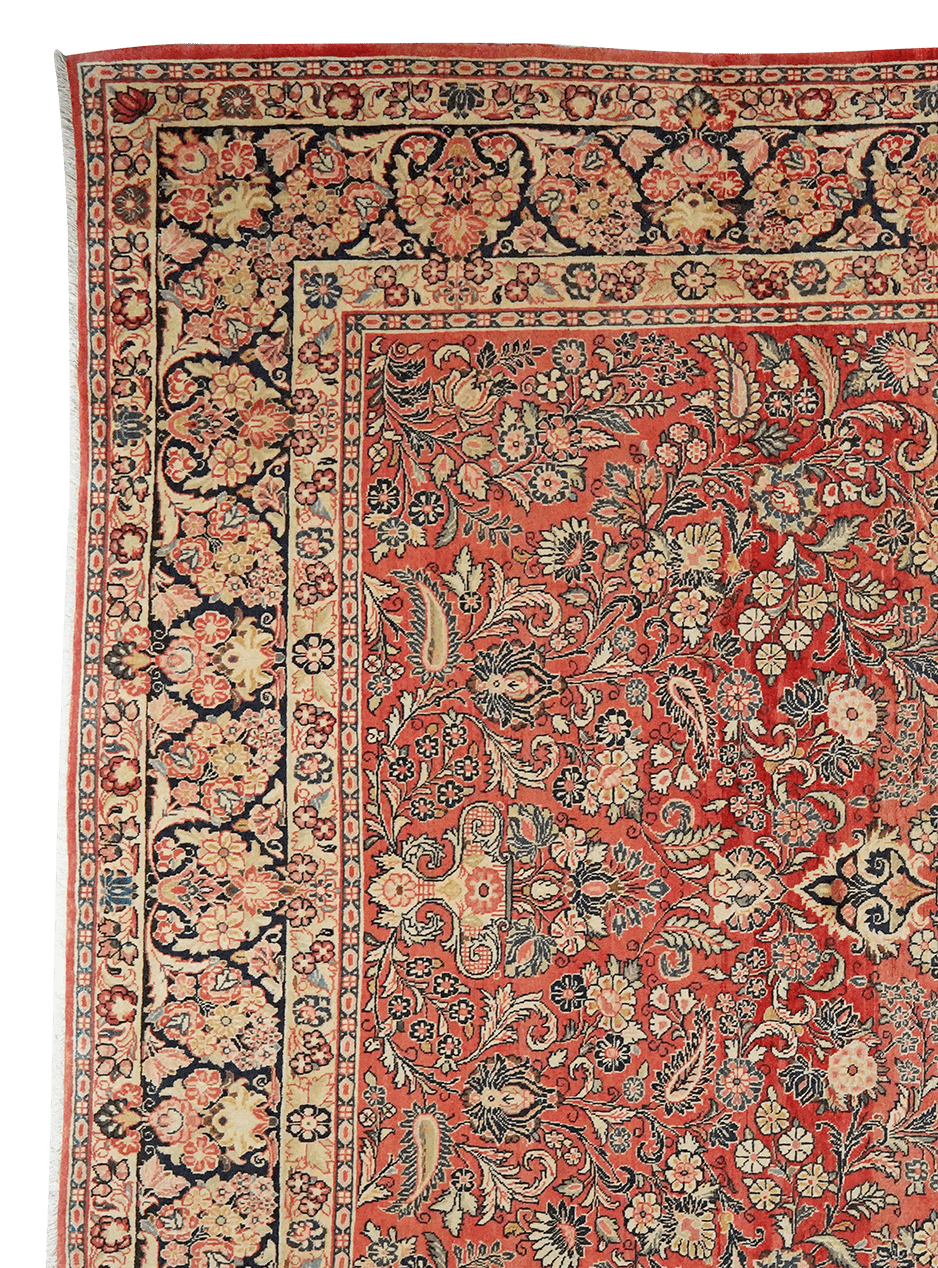 Mohadjeran — Hand-knotted, 267x354 cm, Beige, 100% Virgin Wool | View 3