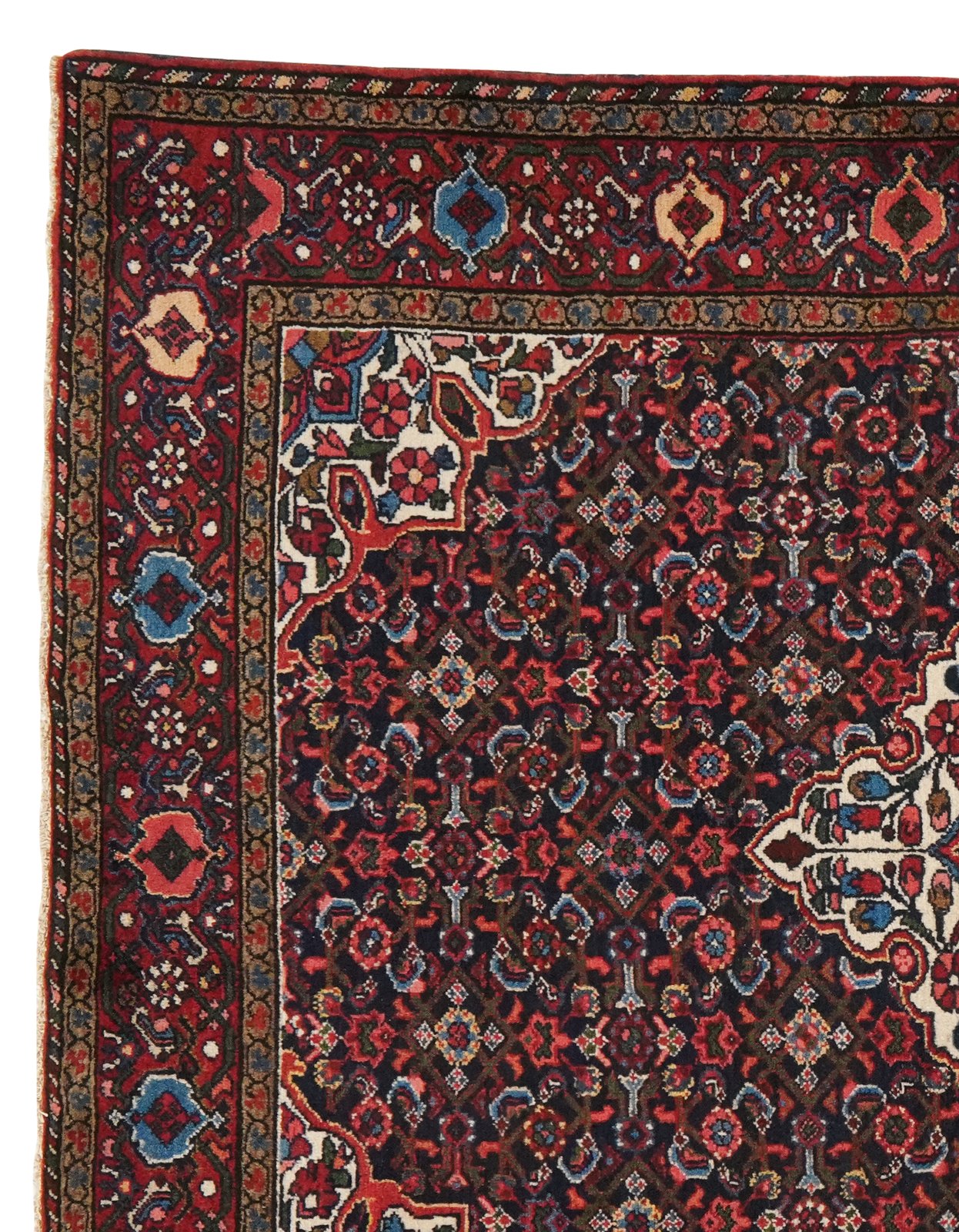 Bourtchalou — Hand-knotted, 148x219 cm, Blue, 100% Virgin Wool | View 3
