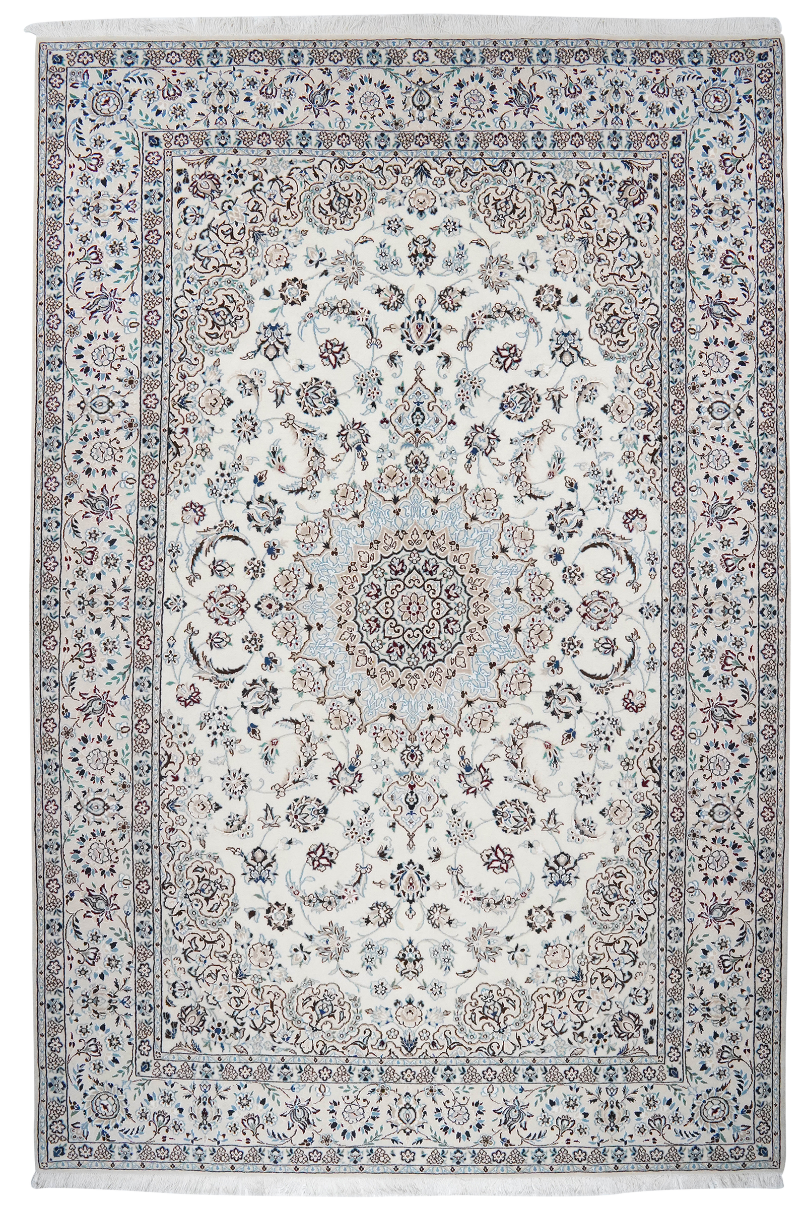 Nain 9La — Handgefertigt, 301x204 cm, Beige, 100% Virgin Wool | Main view