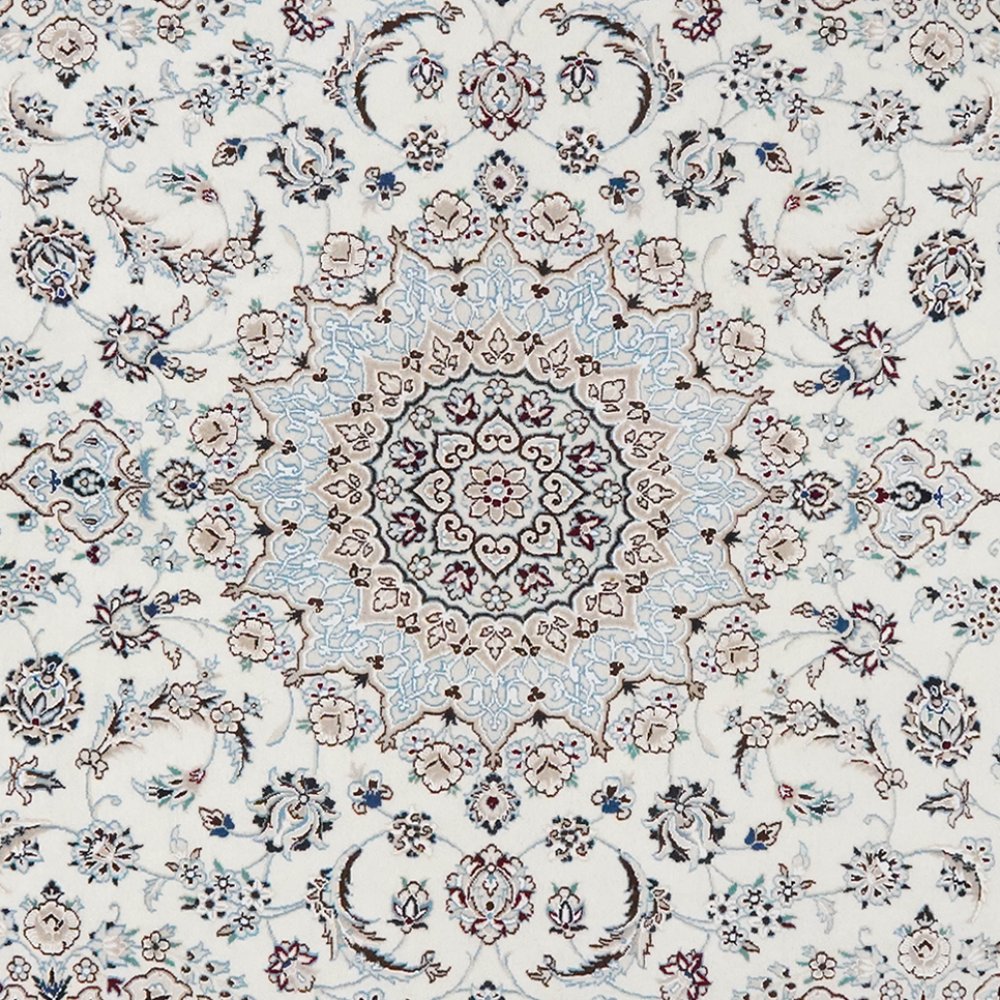 Nain 9La — Hand-knotted, 204x301 cm, Beige, 100% Virgin Wool | View 4