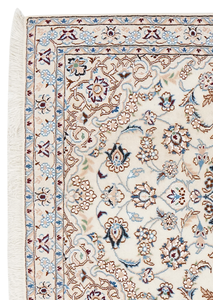 Nain 9La — Handgefertigt, 141x101 cm, Beige, 100% Virgin Wool | View 4