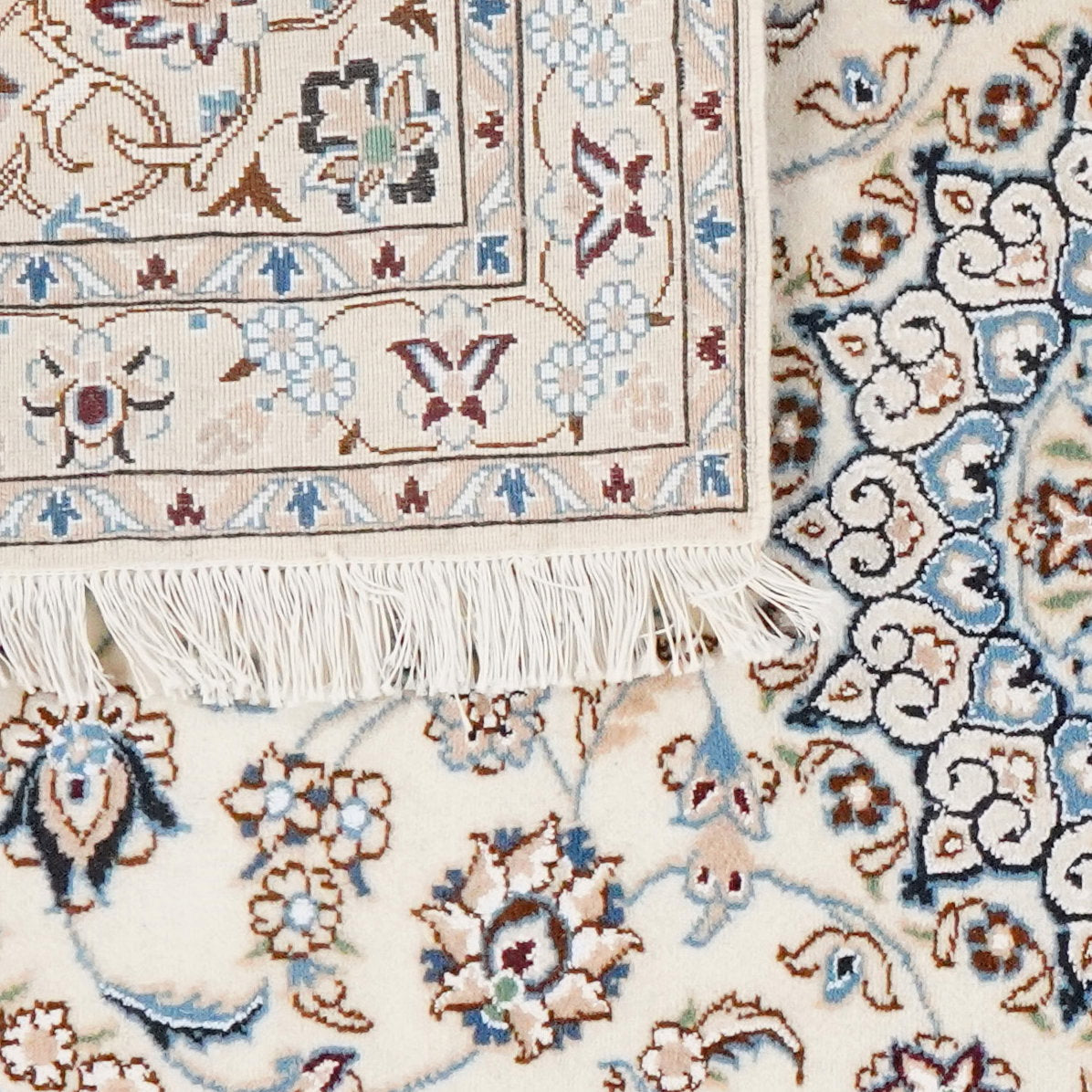 Nain 9La — Handgefertigt, 141x101 cm, Beige, 100% Virgin Wool | View 7