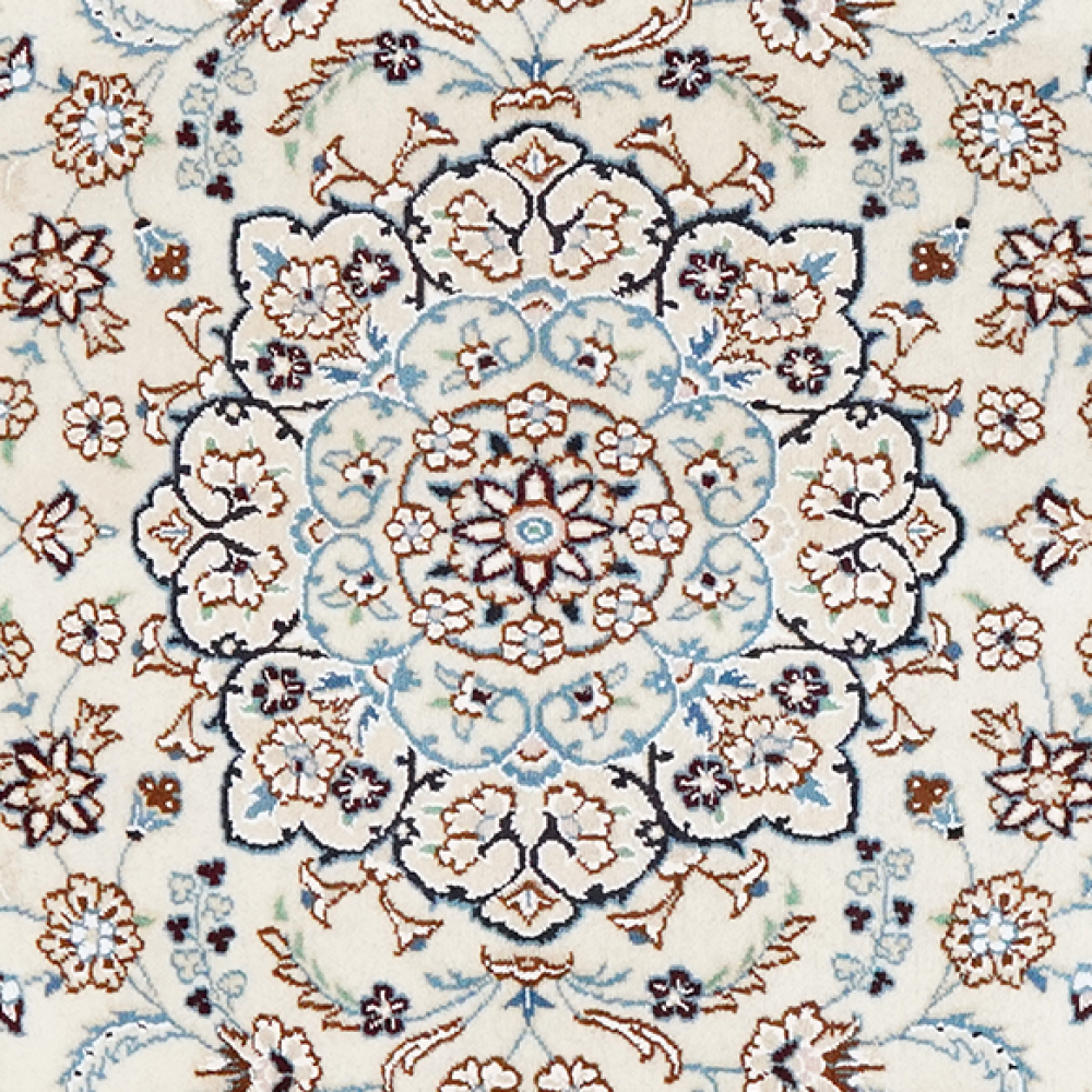 Nain 9La — Handgefertigt, 151x100 cm, Beige, 100% Virgin Wool | View 5