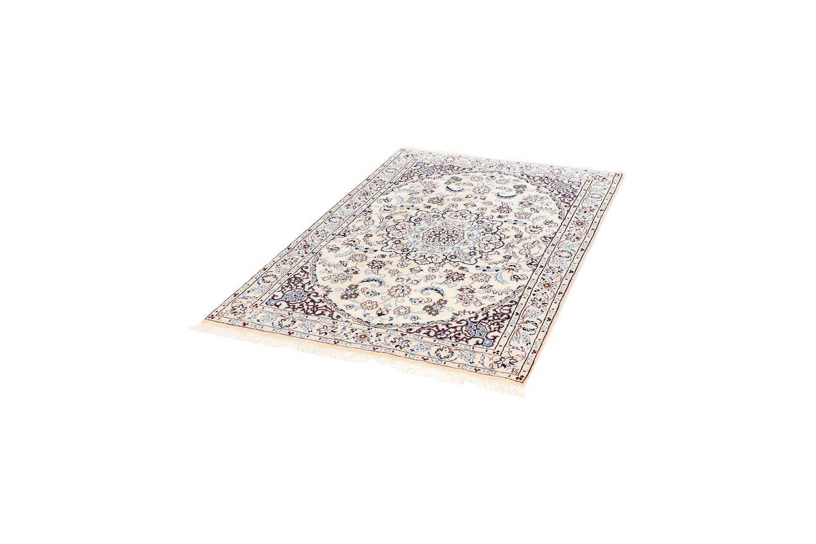 Nain 9La — Handgefertigt, 151x100 cm, Beige, 100% Virgin Wool | View 6