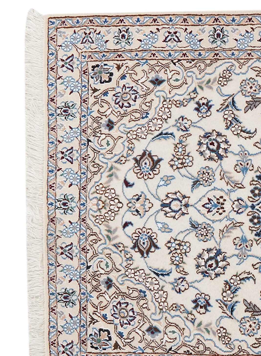 Nain 9La — Hand-knotted, 99x145 cm, Beige, 100% Virgin Wool | View 3