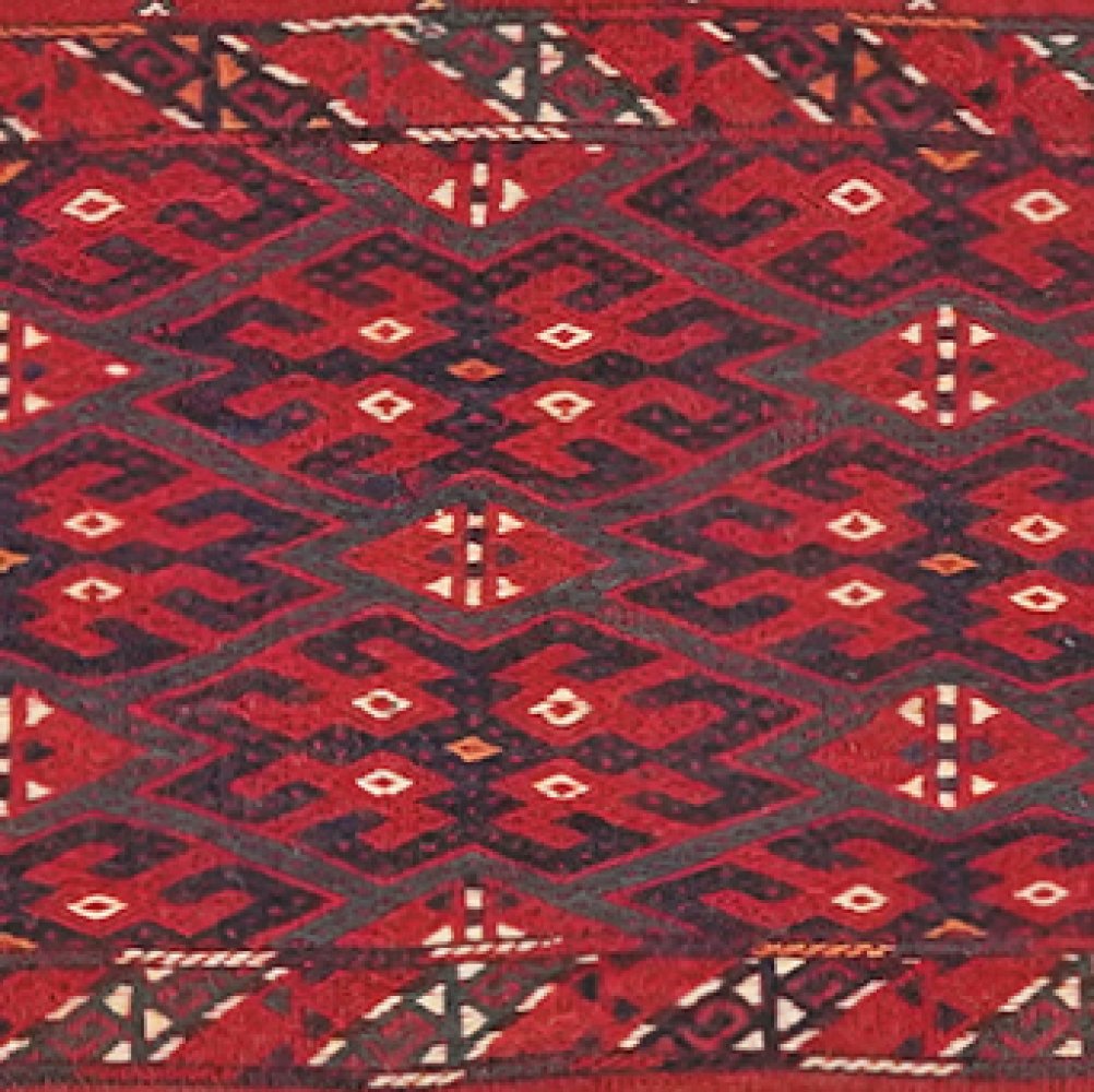 Tasche — Handmade, 90x42 cm, Red, 100% Virgin Wool | View 4