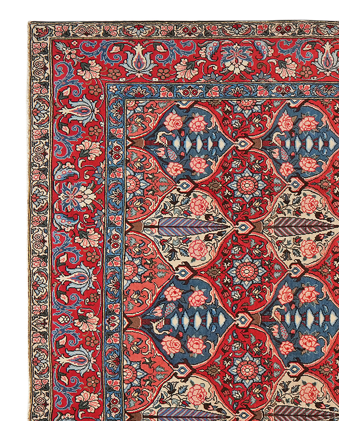 Bakhtiar — Hand-knotted, 206x303 cm, Multicolor, 100% Virgin Wool | View 3