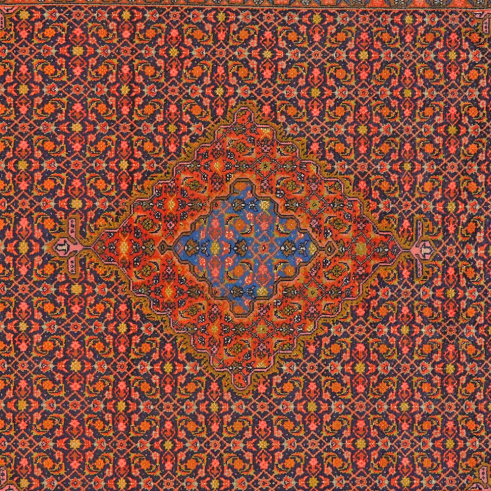 Ardebil — Hand-knotted, 194x294 cm, Blue, 100% Virgin Wool | View 4