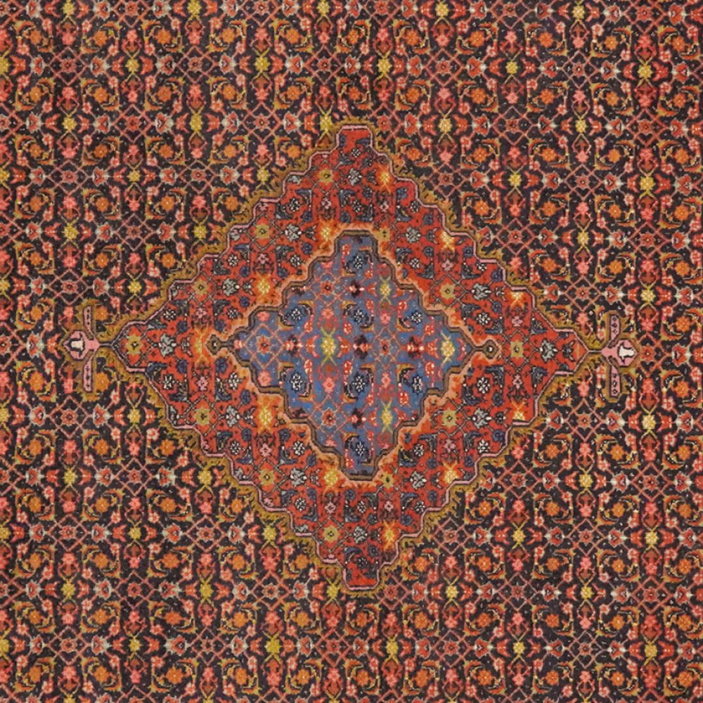 Ardebil — Hand-knotted, 200x297 cm, Blue, 100% Virgin Wool | View 4