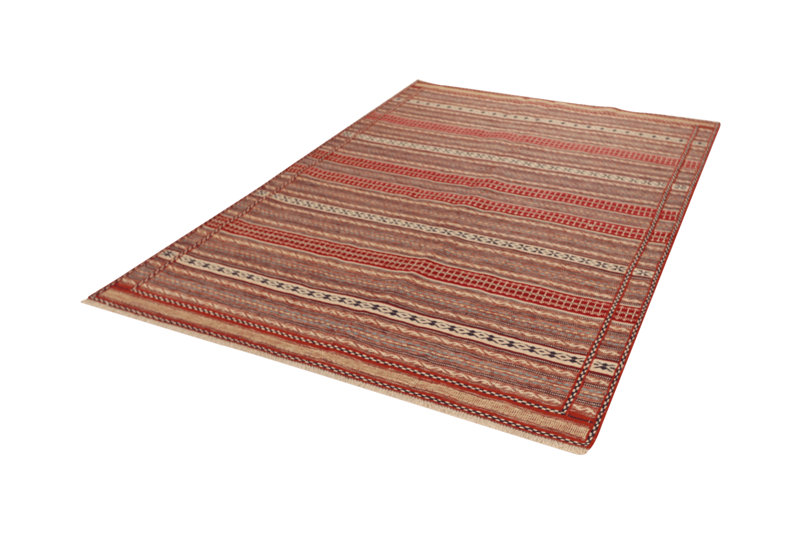 Kelim Kordi — Handmade, 172x246 cm, Multicolor, 100% Virgin Wool | View 5