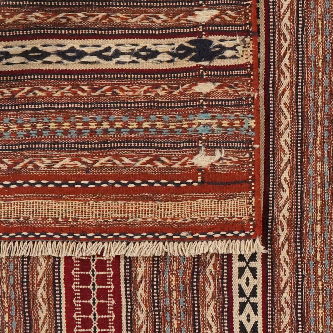 Kelim Kordi — Handmade, 172x246 cm, Multicolor, 100% Virgin Wool | View 6