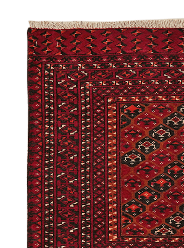 Belutch — Hand-knotted, 125x66 cm, Multicolor, 100% Virgin Wool | View 3