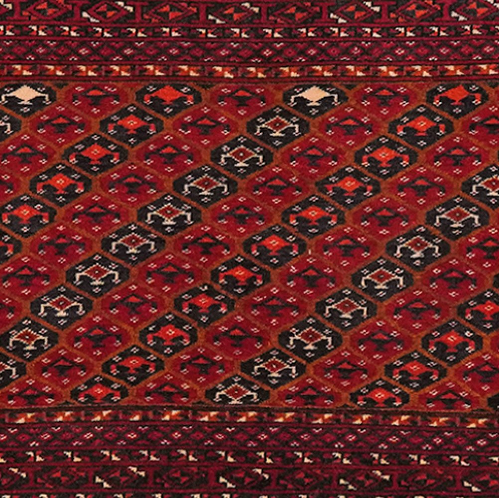 Belutch — Hand-knotted, 125x66 cm, Multicolor, 100% Virgin Wool | View 4