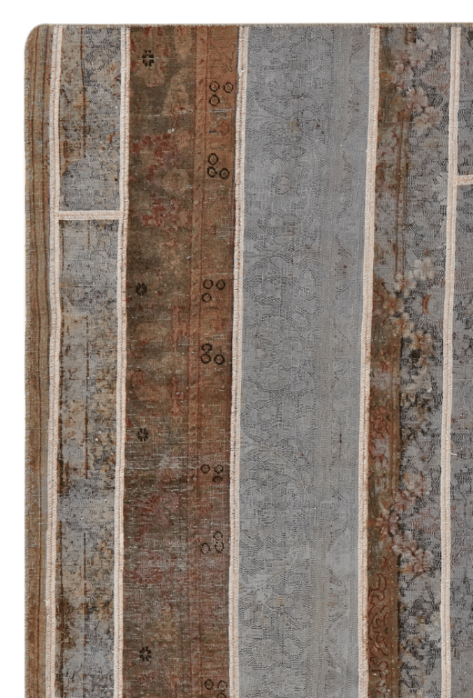 Vintage — Hand-knotted, 220x280 cm, Blue, 100% Virgin Wool | View 3