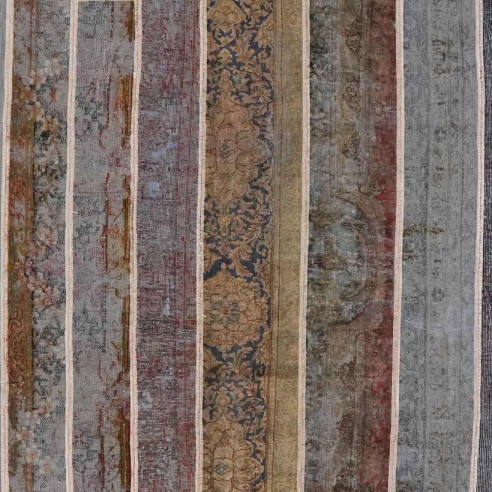 Vintage — Hand-knotted, 220x280 cm, Blue, 100% Virgin Wool | View 4