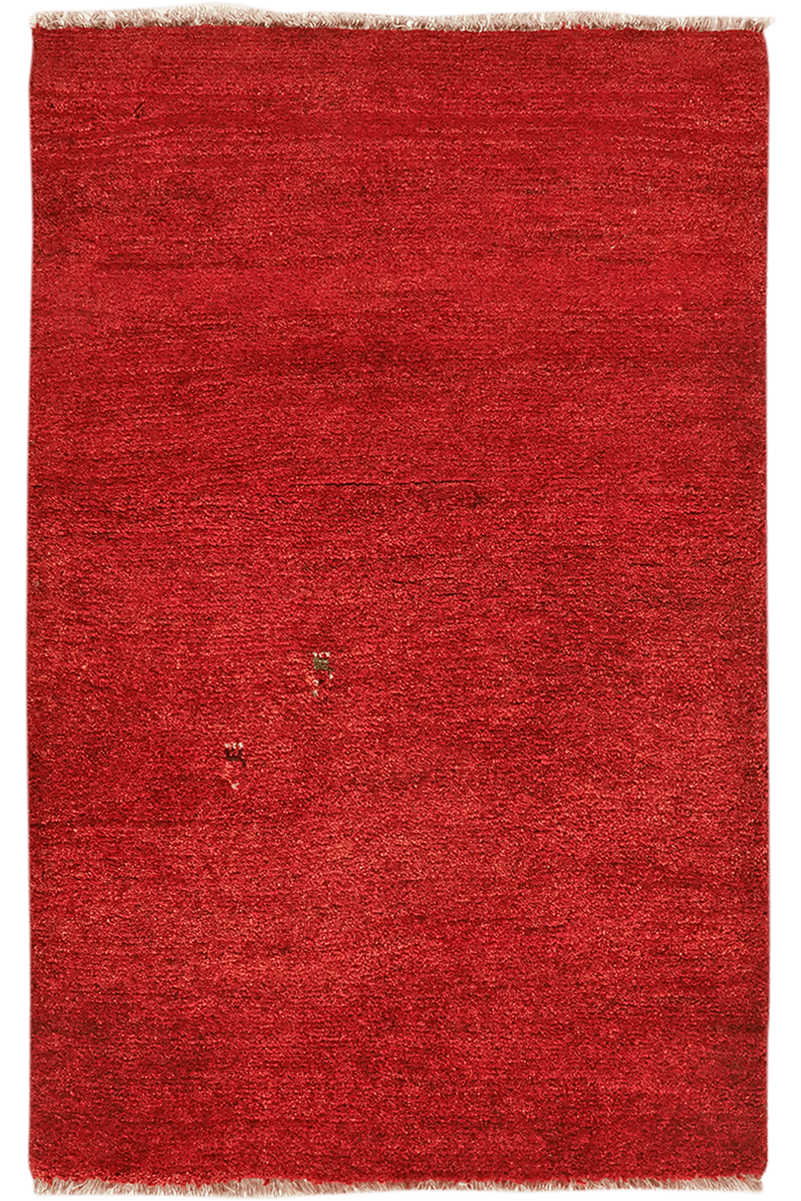 Gabbeh — Hand-knotted, 82x128 cm, Red, 100% Virgin Wool | Main view