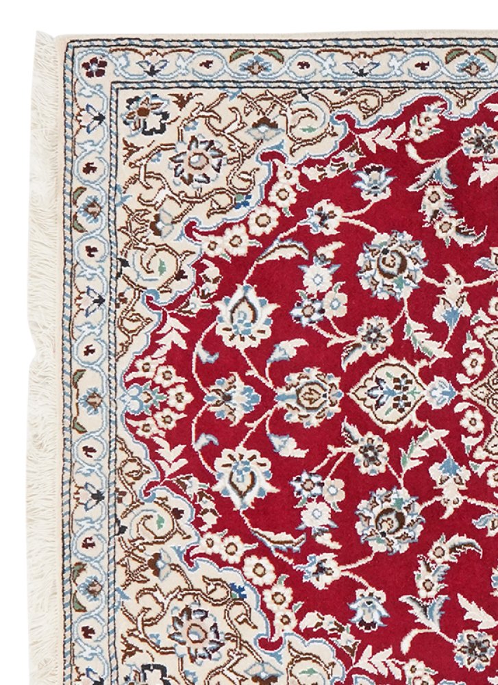 Nain 9La — Hand-knotted, 88x133 cm, Red, 100% Virgin Wool | View 3