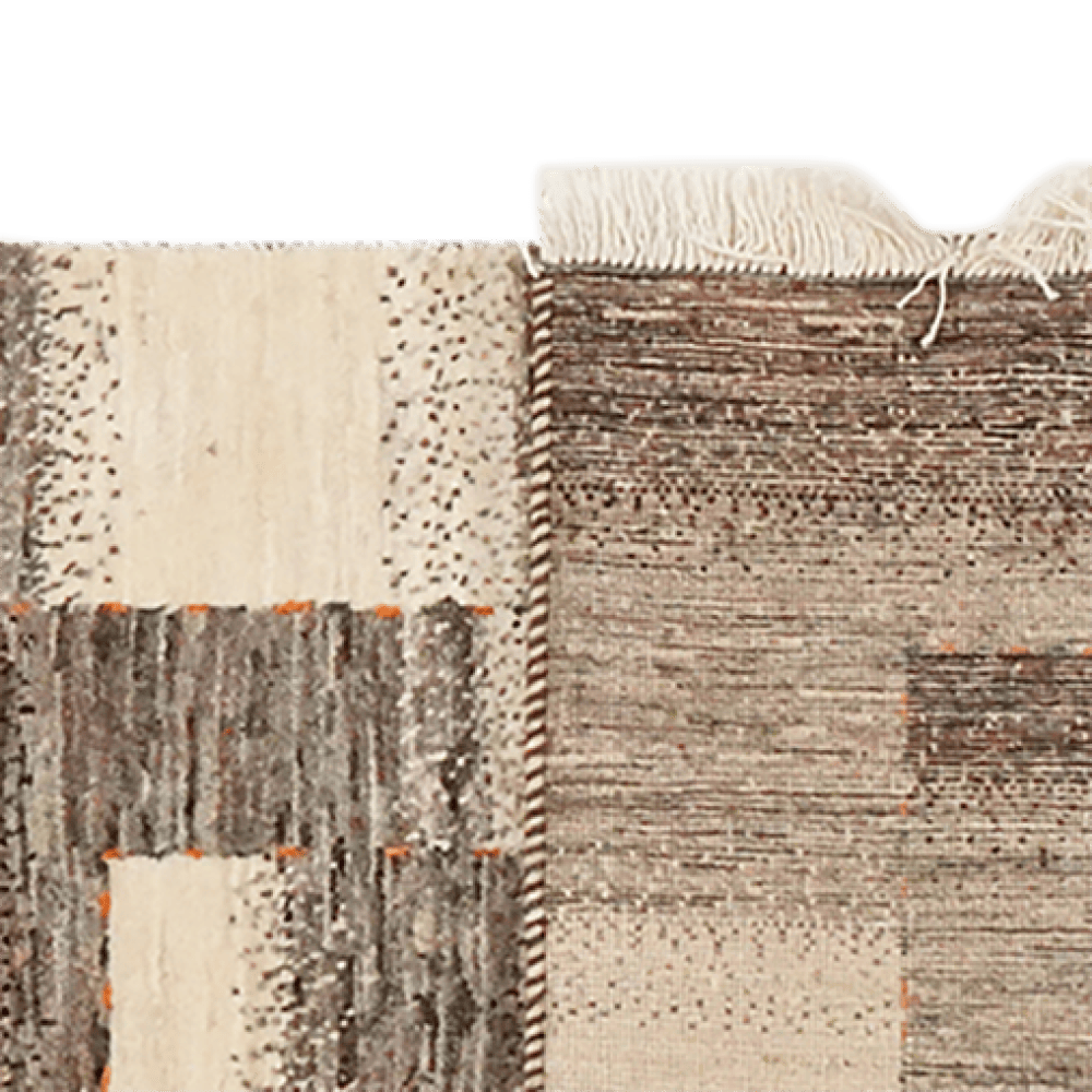 Rizbaf — Hand-knotted, 99x140 cm, Beige, 100% Virgin Wool | View 6