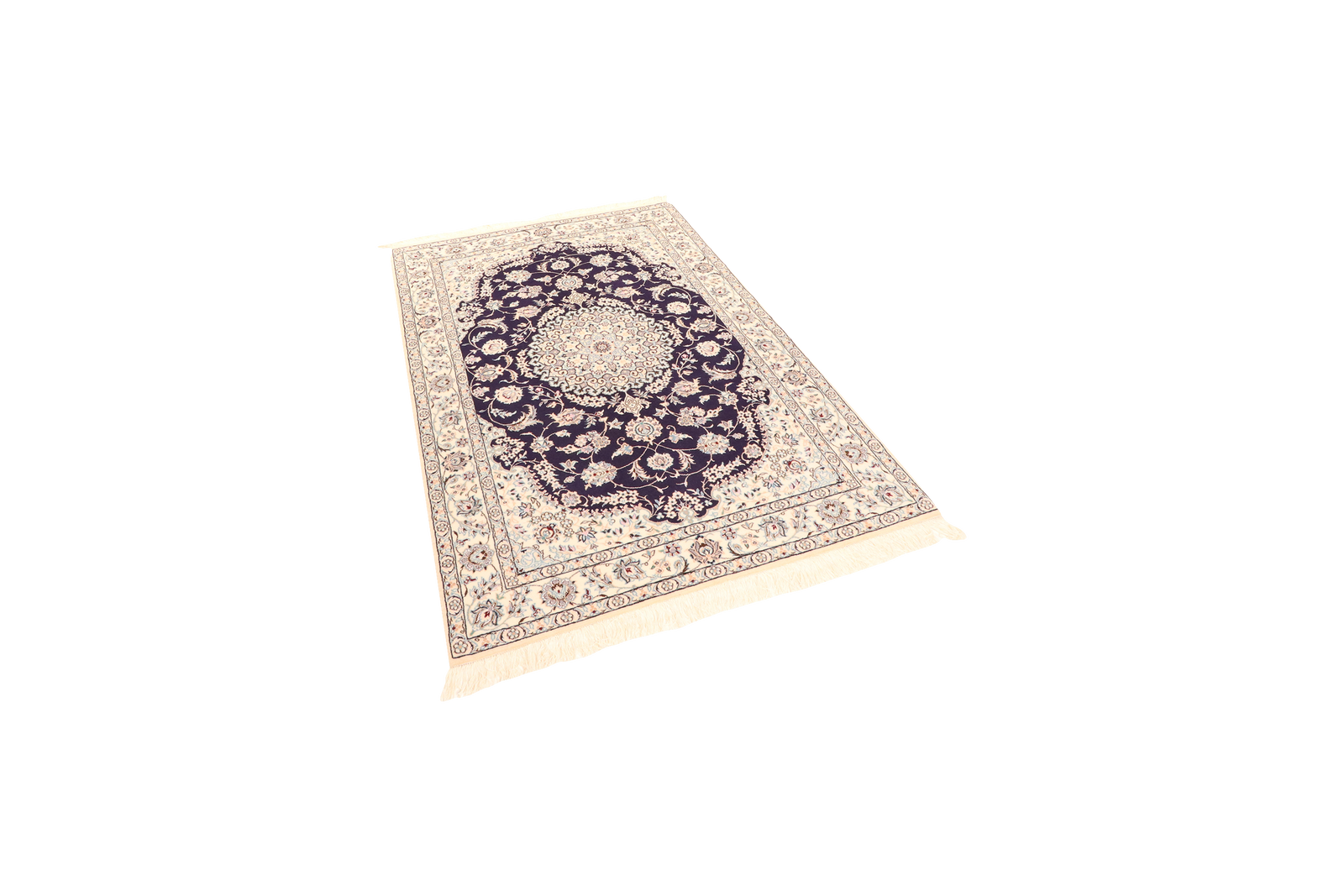 Nain 6La — Handgefertigt, 151x102 cm, Beige, 100% Virgin Wool | View 5