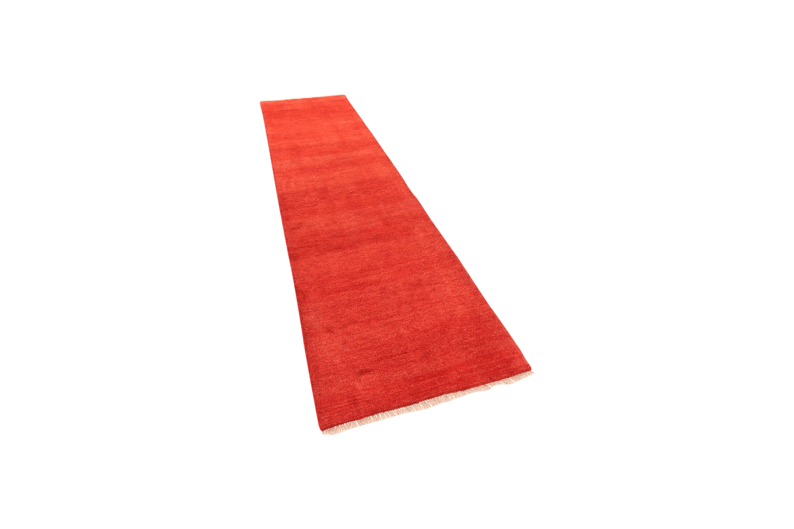 Gabbeh — Hand-knotted, 84x289 cm, Red, 100% Virgin Wool | View 5