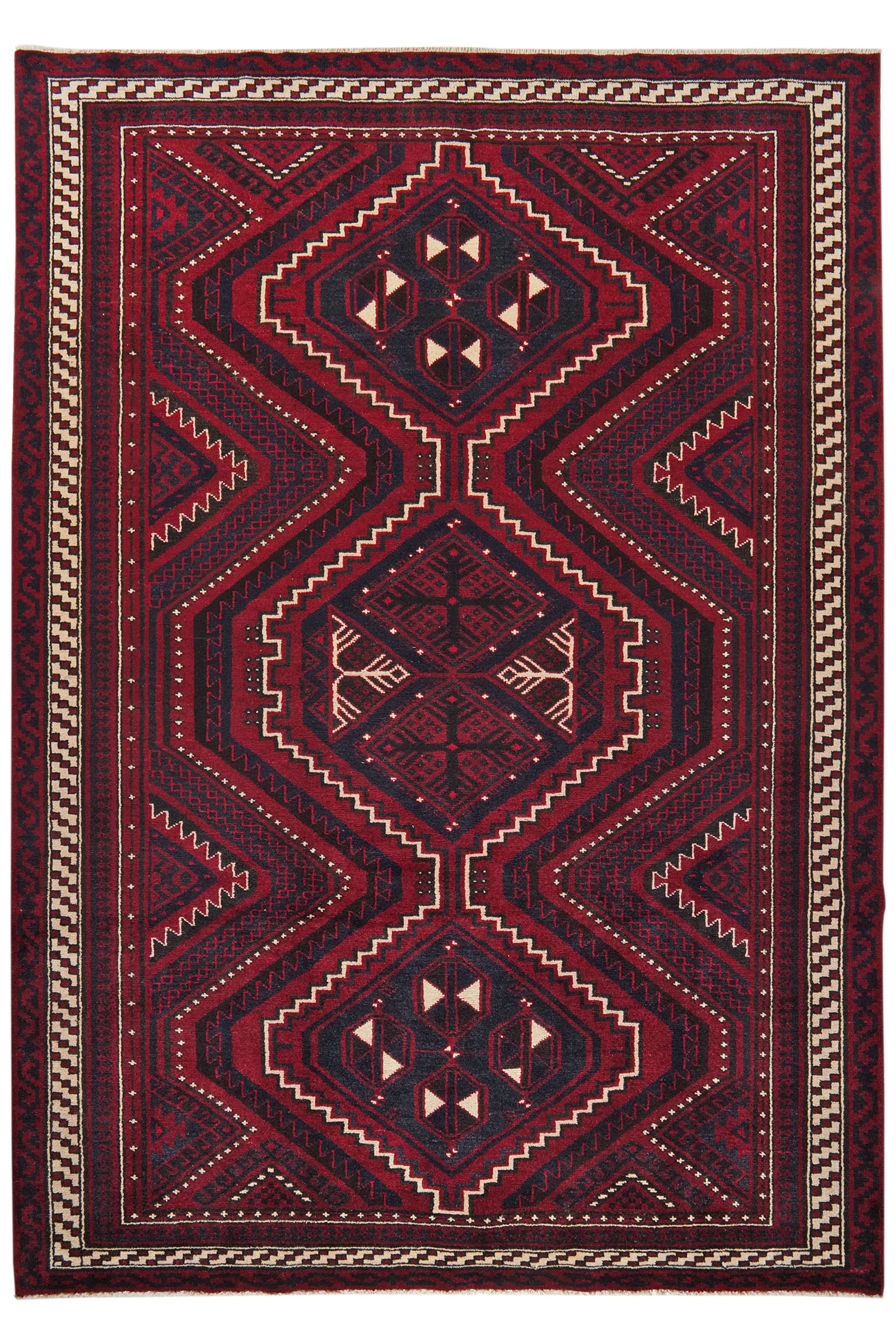 Lori — Handgefertigt, 316x222 cm, Beige, 100% Virgin Wool | Main view