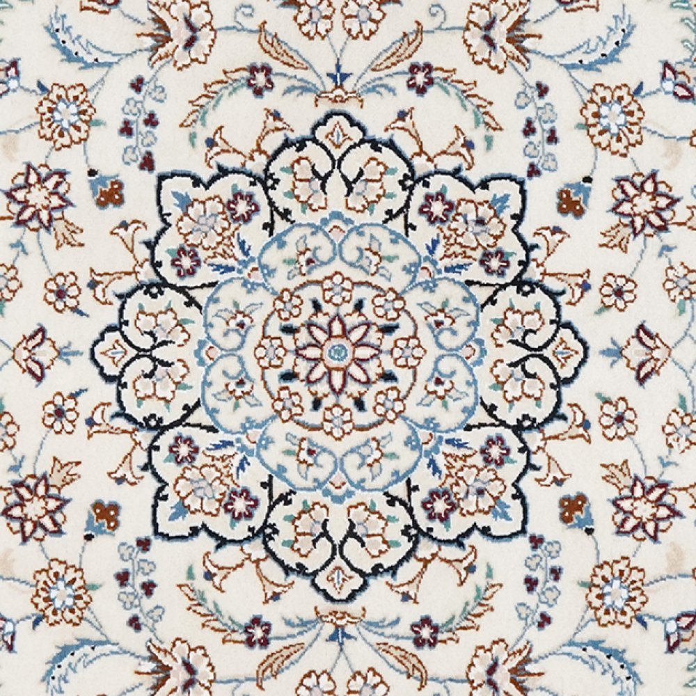 Nain 9La — Hand-knotted, 100x153 cm, Beige, 100% Virgin Wool | View 4