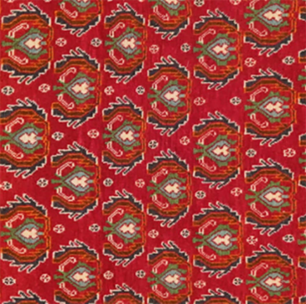 Gashgai — Hand-knotted, 60x55 cm, Red, 100% Virgin Wool | View 4