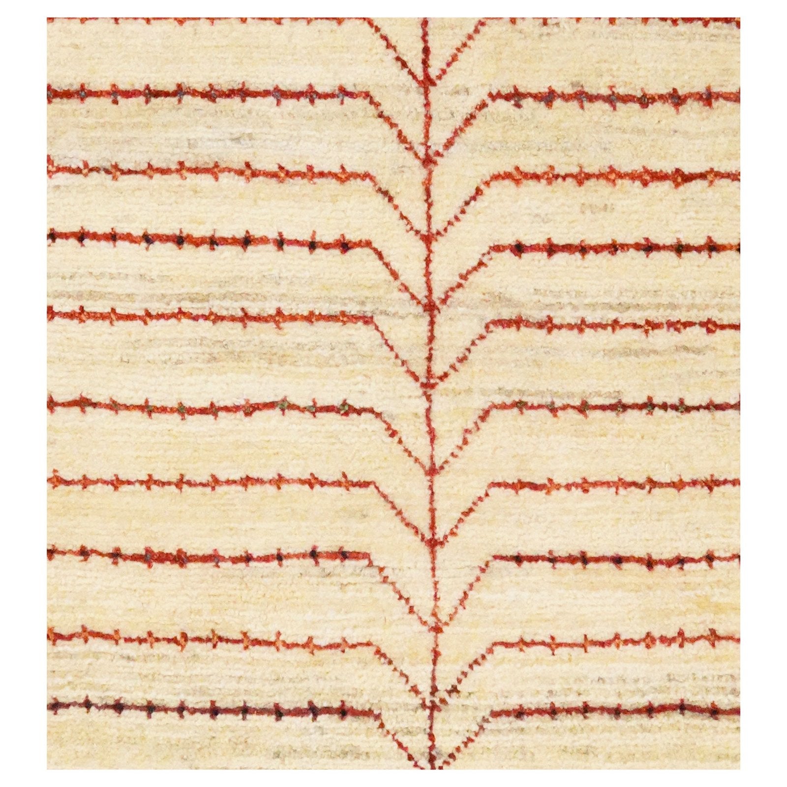 Gabbeh Sonnat — Hand-knotted, 147x198 cm, Beige, 100% Virgin Wool | View 4