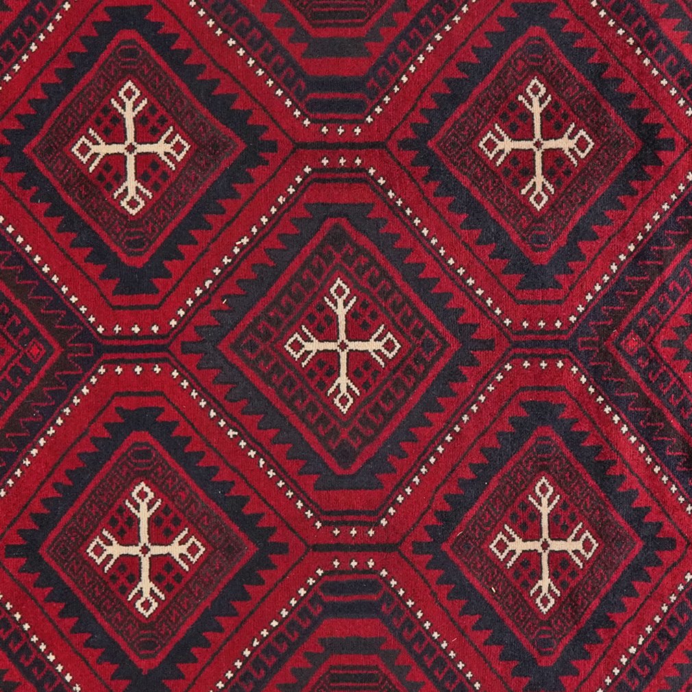 Lori — Hand-knotted, 238x326 cm, Red, 100% Virgin Wool | View 4