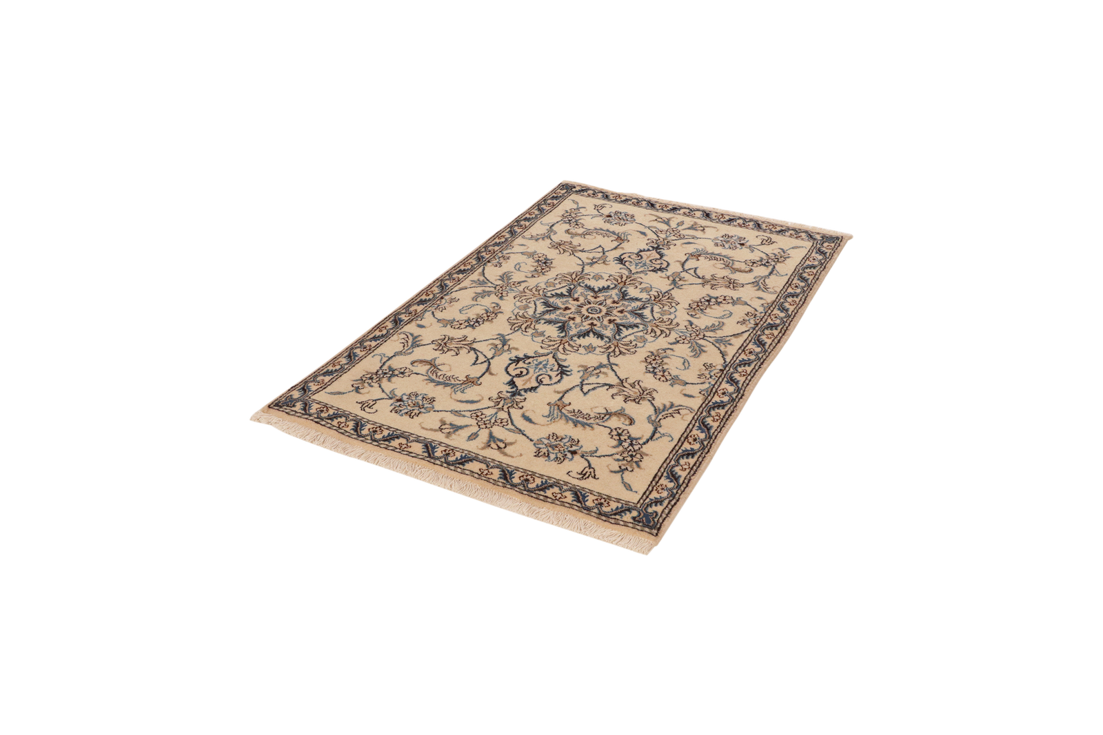 Nain 12La — Handgefertigt, 140x90 cm, Beige, 100% Virgin Wool | View 6