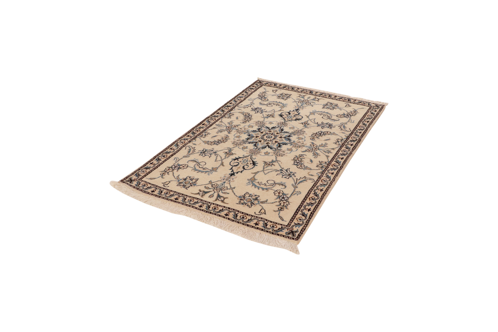 Nain 12La — Handgefertigt, 139x90 cm, Beige, 100% Virgin Wool | View 6