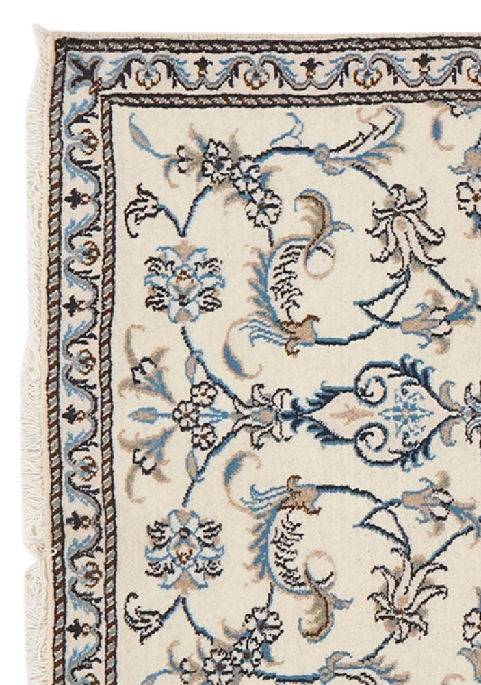 Nain 12La — Handgefertigt, 139x90 cm, Beige, 100% Virgin Wool | View 4