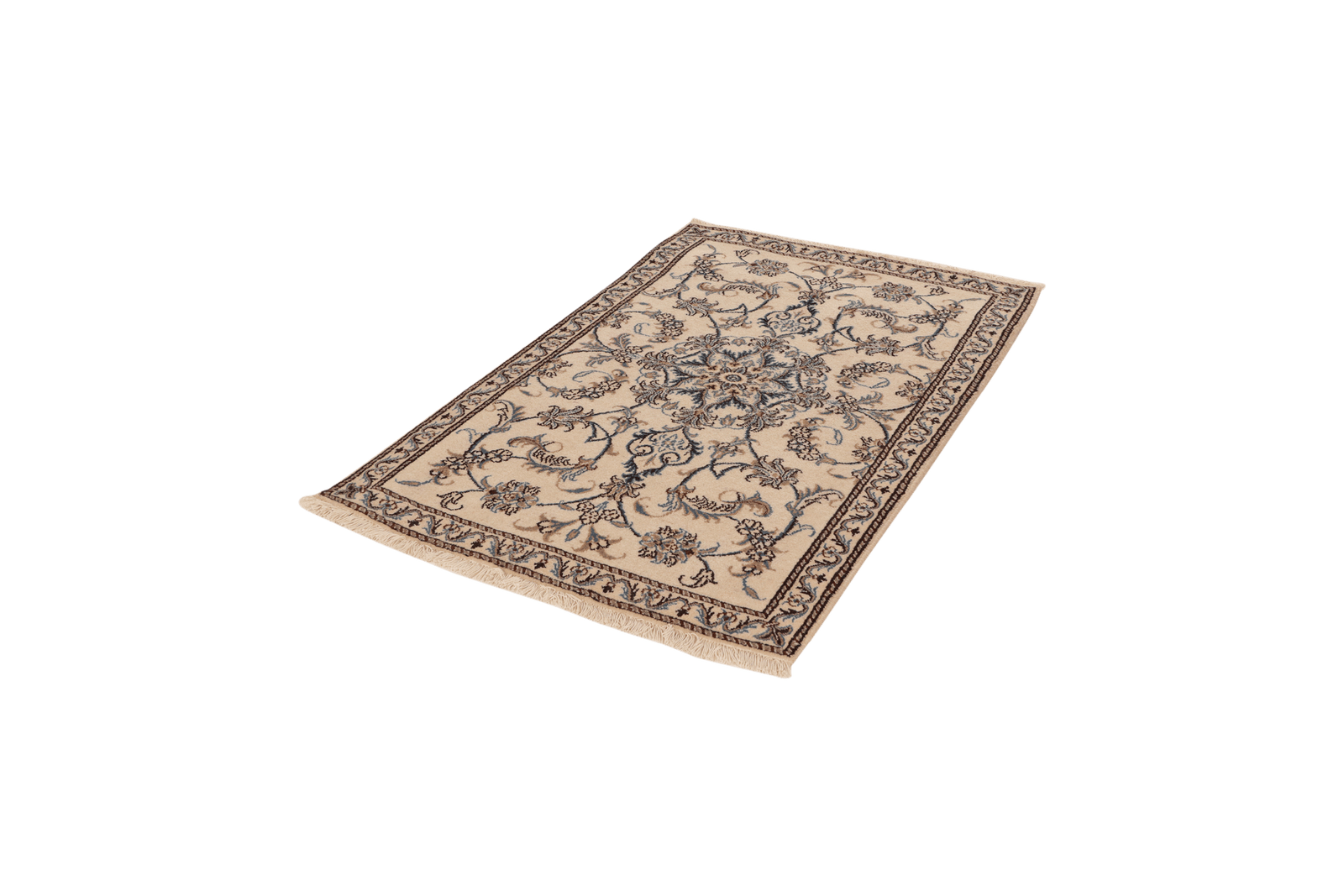 Nain 12La — Hand-knotted, 90x140 cm, Beige, 100% Virgin Wool | View 5