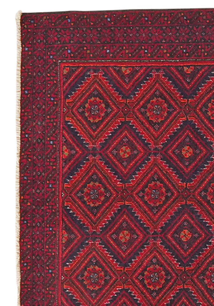 Belutch — Hand-knotted, 90x162 cm, Blue, 100% Virgin Wool | View 3