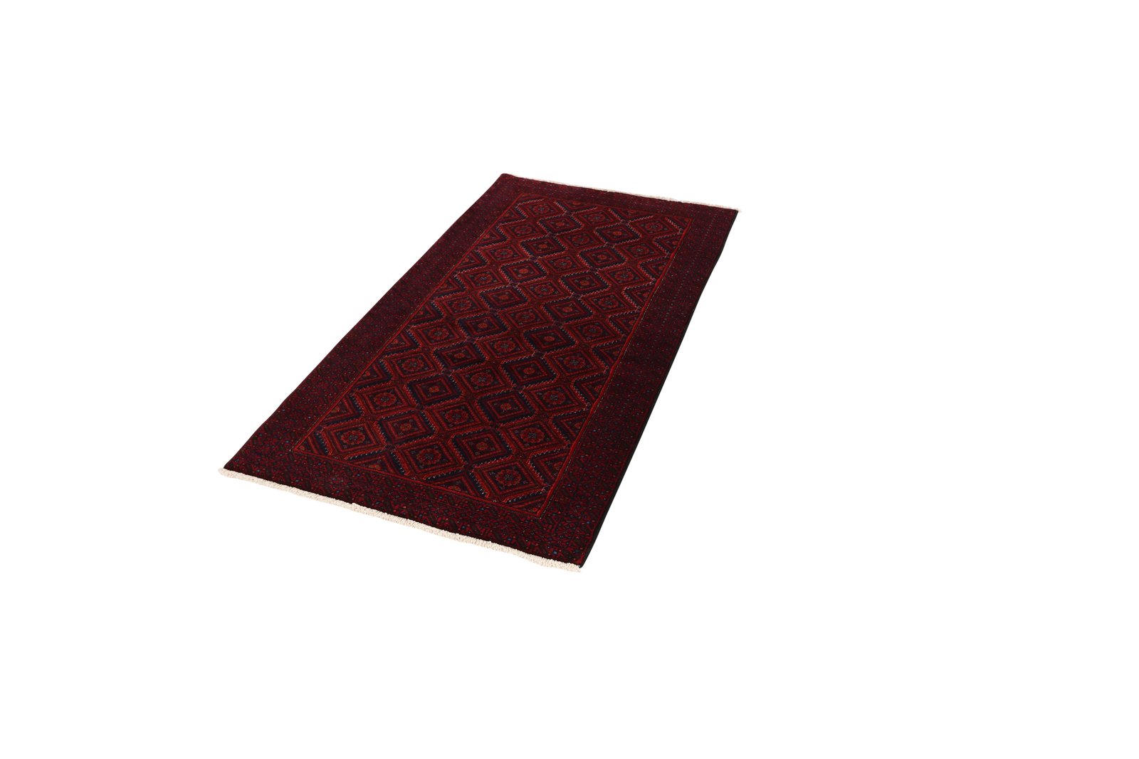 Belutch — Hand-knotted, 90x162 cm, Blue, 100% Virgin Wool | View 5