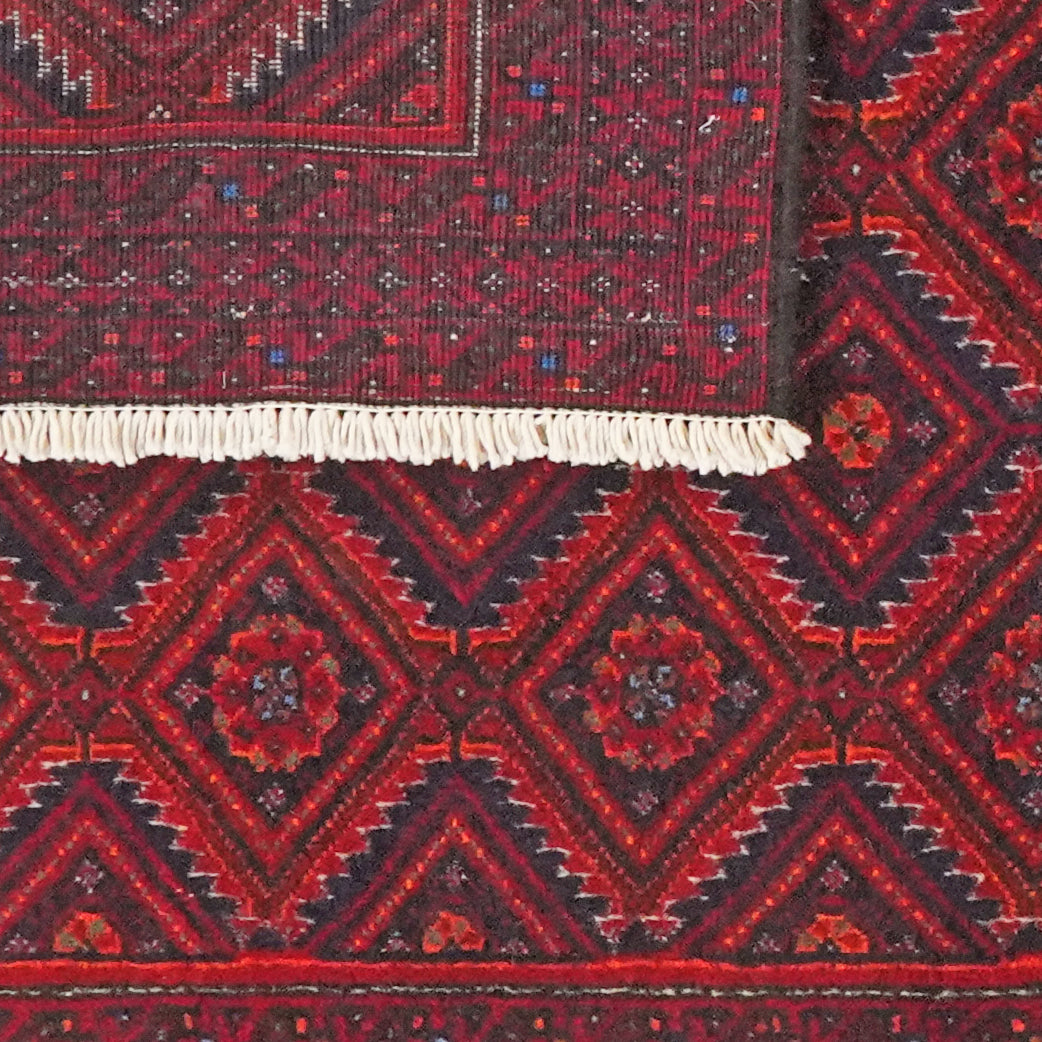 Belutch — Hand-knotted, 90x162 cm, Blue, 100% Virgin Wool | View 6